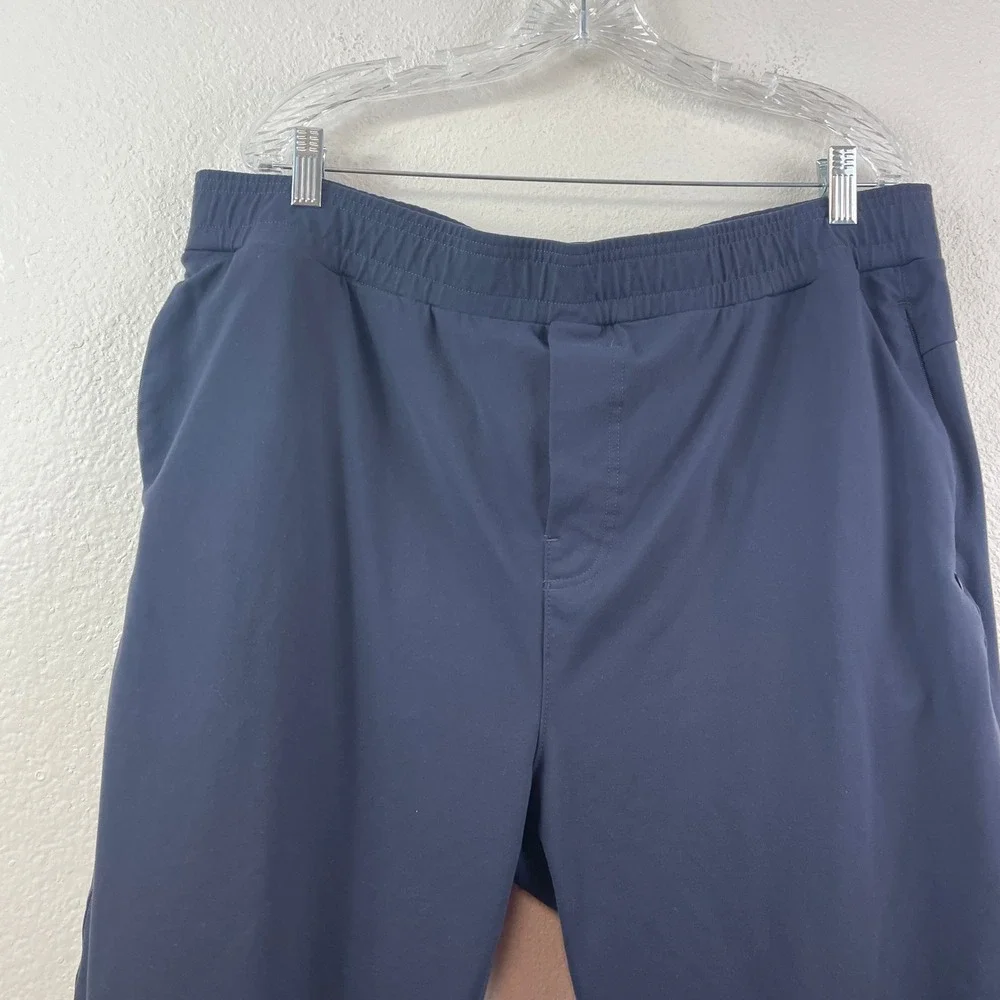 Public Rec All Day Every Day Pants Mens 42/32 Navy Blue Athleisure Tapered Leg